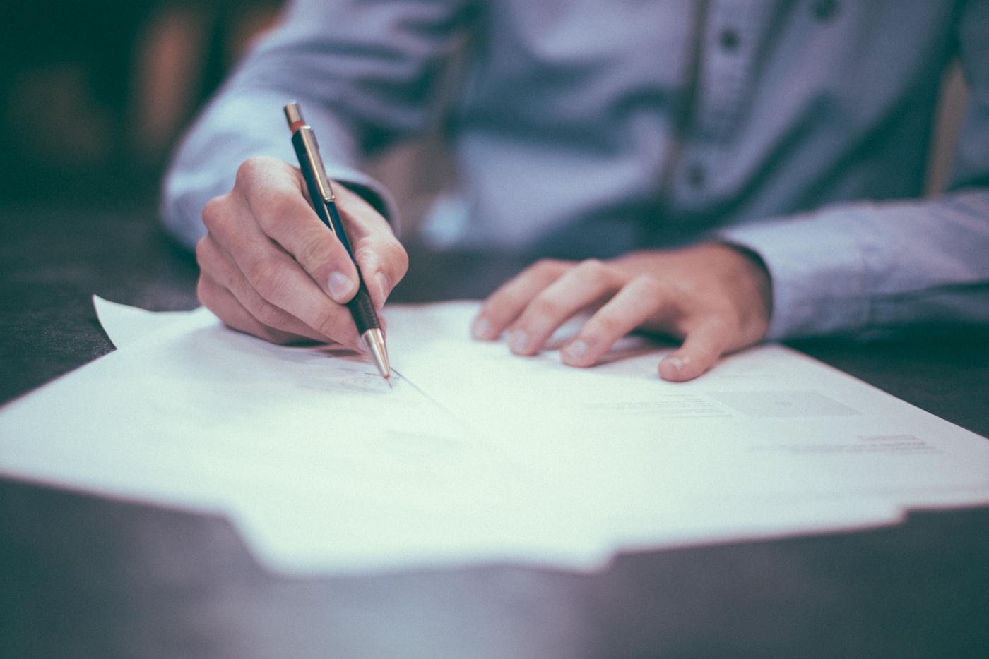 Documents, bureau, travail administratif.
